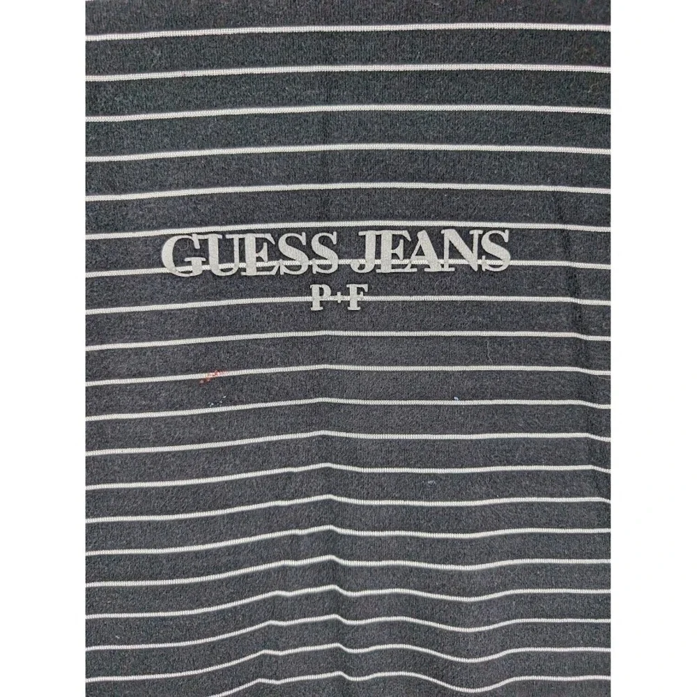 Guess Jeans x Places + Faces‎  T-Shirt Men's Large 3M Stripe Streetwear Retro - Picture 4 of 8